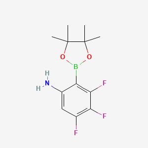 3,4,5-Trifluoro-2-(4,4,5,5-tetramethyl-1,3,2-dioxaborolan-2-yl)aniline