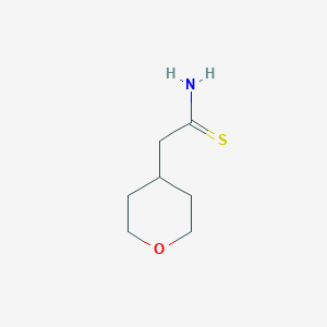 2-(Tetrahydro-2h-pyran-4-yl)ethanethioamide