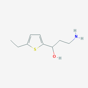 3-Amino-1-(5-ethylthiophen-2-yl)propan-1-ol