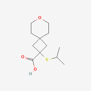 2-(Isopropylthio)-7-oxaspiro[3.5]nonane-2-carboxylic acid