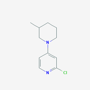 molecular formula C11H15ClN2 B1531688 2-Chloro-4-(3-methylpiperidin-1-yl)pyridine CAS No. 1289270-33-2