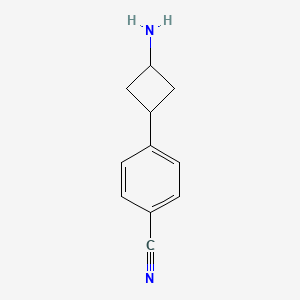 4-(3-Aminocyclobutyl)benzonitrile