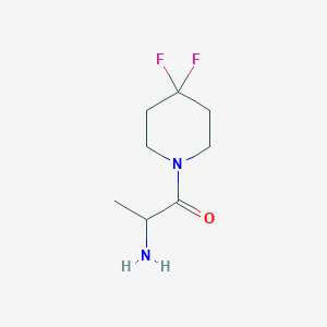 molecular formula C8H14F2N2O B1531695 2-Amino-1-(4,4-difluoropiperidin-1-yl)propan-1-one CAS No. 1888624-31-4