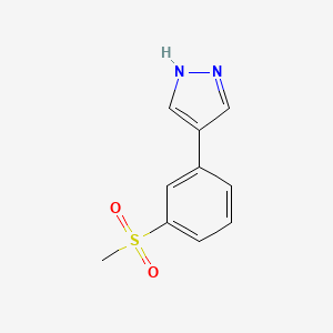 4-(3-methanesulfonylphenyl)-1H-pyrazole