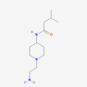 N-[1-(2-aminoethyl)piperidin-4-yl]-3-methylbutanamide