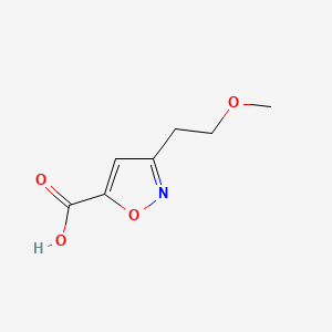 3-(2-Methoxyethyl)-5-isoxazolecarboxylic acid