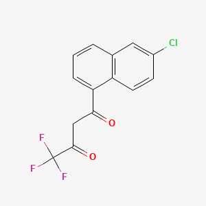 1-(6-Chloronaphthalen-1-yl)-4,4,4-trifluorobutane-1,3-dione