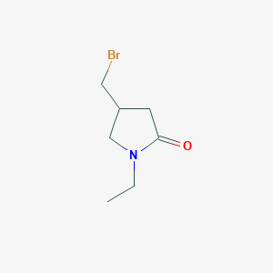 4-(Bromomethyl)-1-ethylpyrrolidin-2-one