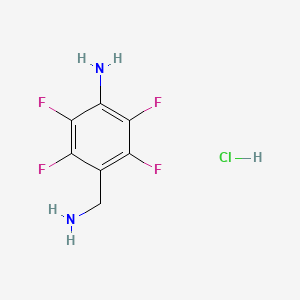 4-(Aminomethyl)-2,3,5,6-tetrafluoroanilinehydrochloride