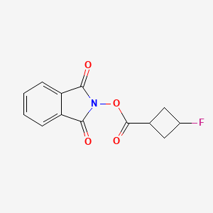 (1,3-dioxoisoindol-2-yl) 3-fluorocyclobutane-1-carboxylate