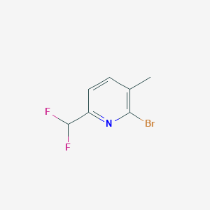 2-Bromo-6-(difluoromethyl)-3-methylpyridine