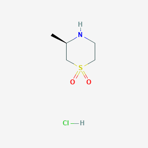 (R)-3-Methyl-thiomorpholine 1,1-dioxide hcl