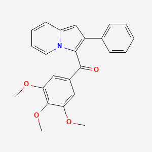 2-Phenyl-3-(3,4,5-trimethoxybenzoyl)indolizine