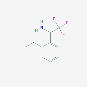 1-(2-Ethylphenyl)-2,2,2-trifluoroethan-1-amine