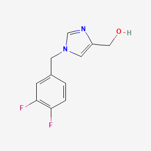 molecular formula C11H10F2N2O B1531716 (1-(3,4-difluorobenzyl)-1H-imidazol-4-yl)methanol CAS No. 1692204-30-0