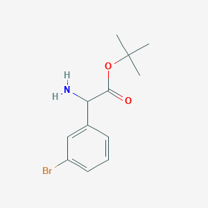 Tert-butyl 2-amino-2-(3-bromophenyl)acetate