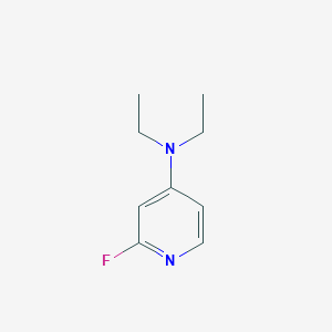 molecular formula C9H13FN2 B1531722 N,N-diethyl-2-fluoropyridin-4-amine CAS No. 1564483-38-0