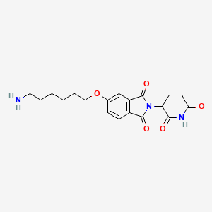 5-(6-Aminohexoxy)-2-(2,6-dioxo-3-piperidyl)isoindoline-1,3-dione