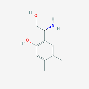 (r)-2-(1-Amino-2-hydroxyethyl)-4,5-dimethylphenol