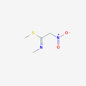 methyl N-methyl-2-nitroethanimidothioate