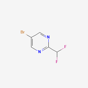 molecular formula C5H3BrF2N2 B1531734 5-溴-2-(二氟甲基)嘧啶 CAS No. 1780834-92-5