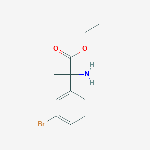 Ethyl 2-amino-2-(3-bromophenyl)propanoate