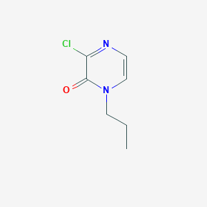 molecular formula C7H9ClN2O B1531737 3-chloro-1-propylpyrazin-2(1H)-one CAS No. 1594002-53-5