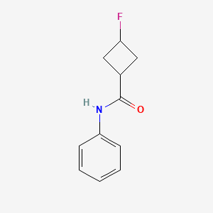 (1r,3r)-3-fluoro-N-phenylcyclobutane-1-carboxamide