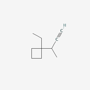 1-(But-3-yn-2-yl)-1-ethylcyclobutane