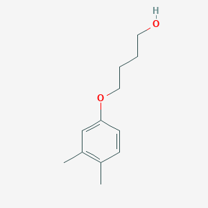 molecular formula C12H18O2 B1531740 1-丁醇，4-(3,4-二甲基苯氧基)- CAS No. 1156068-58-4