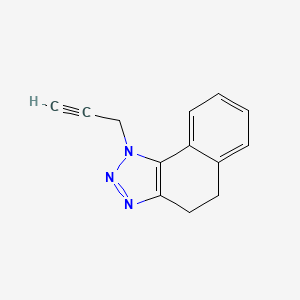 molecular formula C13H11N3 B1531764 1-(prop-2-yn-1-yl)-1H,4H,5H-naphtho[1,2-d][1,2,3]triazole CAS No. 2047363-91-5