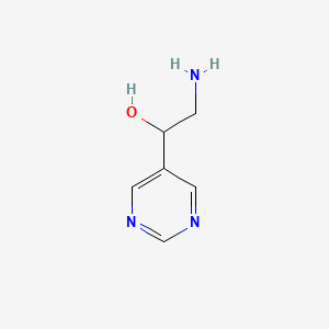 2-Amino-1-(pyrimidin-5-yl)ethan-1-ol