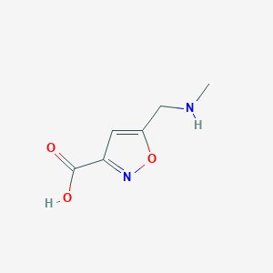 5-[(Methylamino)methyl]-1,2-oxazole-3-carboxylic acid