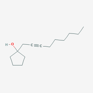 1-(Non-2-yn-1-yl)cyclopentan-1-ol