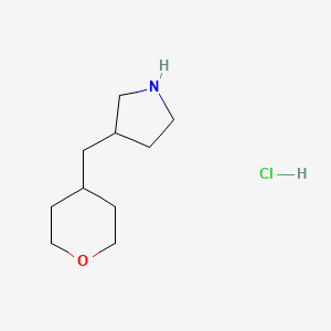 3-[(Oxan-4-yl)methyl]pyrrolidine hydrochloride