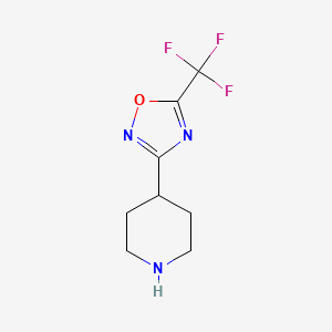 4-[5-(Trifluoromethyl)-1,2,4-oxadiazol-3-YL]piperidine