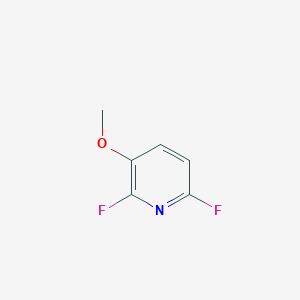 molecular formula C6H5F2NO B15317872 2,6-Difluoro-3-methoxypyridine 