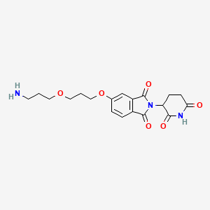 5-[3-(3-Aminopropoxy)propoxy]-2-(2,6-dioxo-3-piperidyl)isoindoline-1,3-dione