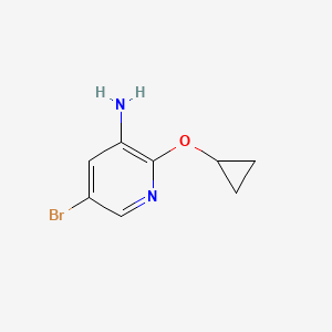 5-Bromo-2-cyclopropoxypyridin-3-amine