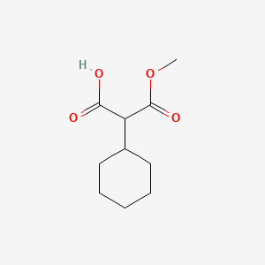 2-Cyclohexyl-3-methoxy-3-oxopropanoic acid