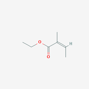molecular formula C7H12O2 B153179 天使酸乙酯 CAS No. 16509-44-7