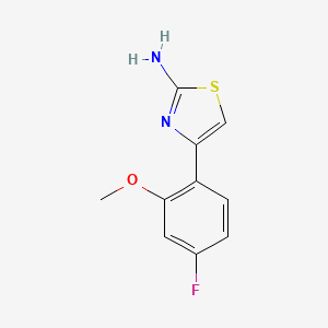 4-(4-Fluoro-2-methoxyphenyl)-1,3-thiazol-2-amine