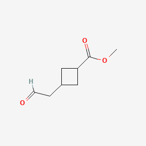 Methyl 3-(2-oxoethyl)cyclobutane-1-carboxylate