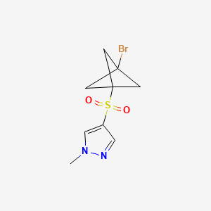 4-({3-bromobicyclo[1.1.1]pentan-1-yl}sulfonyl)-1-methyl-1H-pyrazole