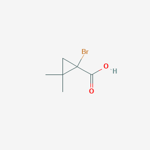 1-Bromo-2,2-dimethylcyclopropane-1-carboxylic acid