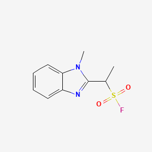 1-(1-Methyl-1H-benzo[d]imidazol-2-yl)ethane-1-sulfonyl fluoride