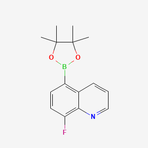 8-Fluoro-5-(4,4,5,5-tetramethyl-1,3,2-dioxaborolan-2-yl)quinoline