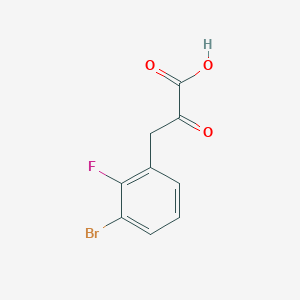 3-(3-Bromo-2-fluorophenyl)-2-oxopropanoic acid