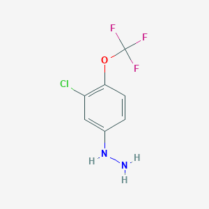 [3-Chloro-4-(trifluoromethoxy)phenyl]hydrazine