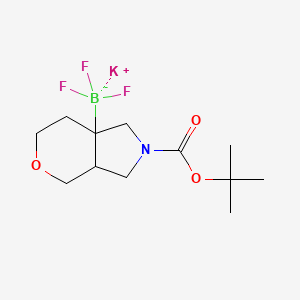 Potassium (2-(tert-butoxycarbonyl)hexahydropyrano[3,4-c]pyrrol-7a(1H)-yl)trifluoroborate